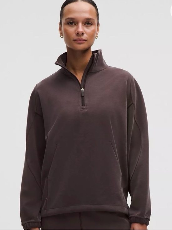 lululemon athletica Other - Lululemon Softstreme Half-Zip Long in Sequoia (Size XL)